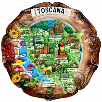 Tuscany Region(Toscana),Map