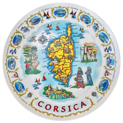 Corsica, Map of the Province
