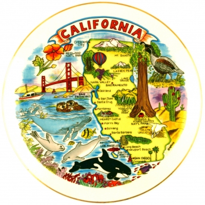 California, Map of the State