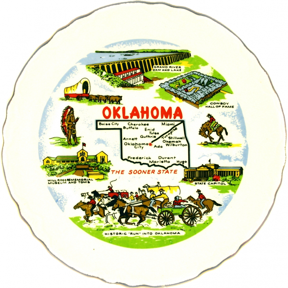 Oklahoma, Map and Major Attractions